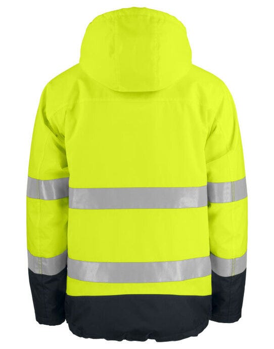 ProJob Workwear PJ646441 ProJob Prio 6441 Padded Class 3 Jacket - Yellow/Black