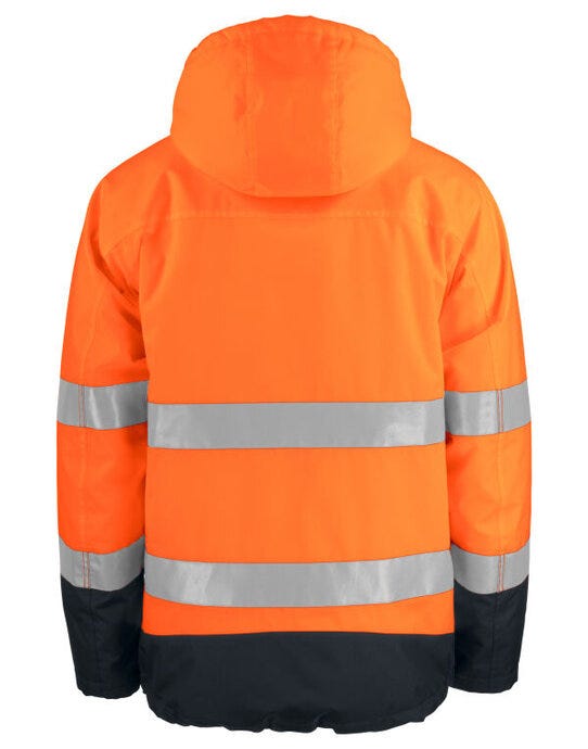 ProJob Workwear PJ646441 ProJob Prio 6441 Padded Class 3 Jacket - Orange/Black
