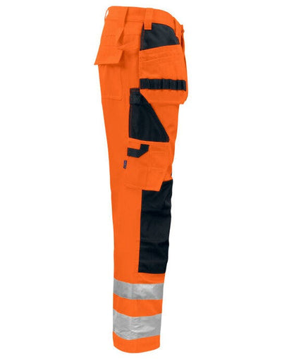 ProJob Workwear PJ646531 ProJob Hi Vis Holster Trouser - Orange/Black