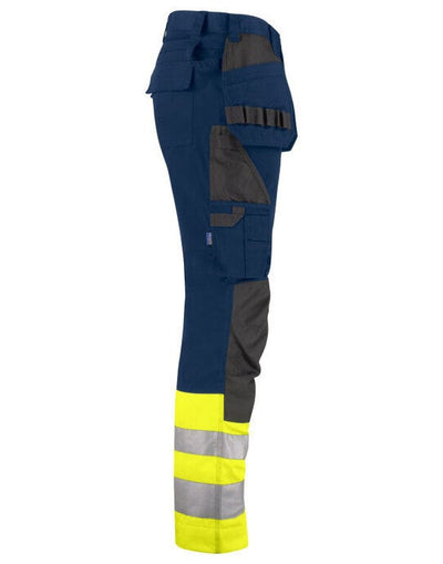ProJob Workwear PJ646534 ProJob Prio 6534 Waistpants Class 1 - Yellow/Navy