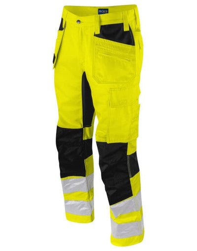 ProJob Workwear PJ646570 ProJob Prio 6570 Waispant Stretch Class2 - Yellow/Black