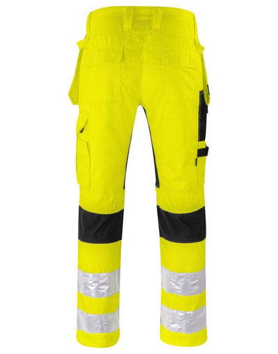 ProJob Workwear PJ646570 ProJob Prio 6570 Waispant Stretch Class2 - Yellow/Black