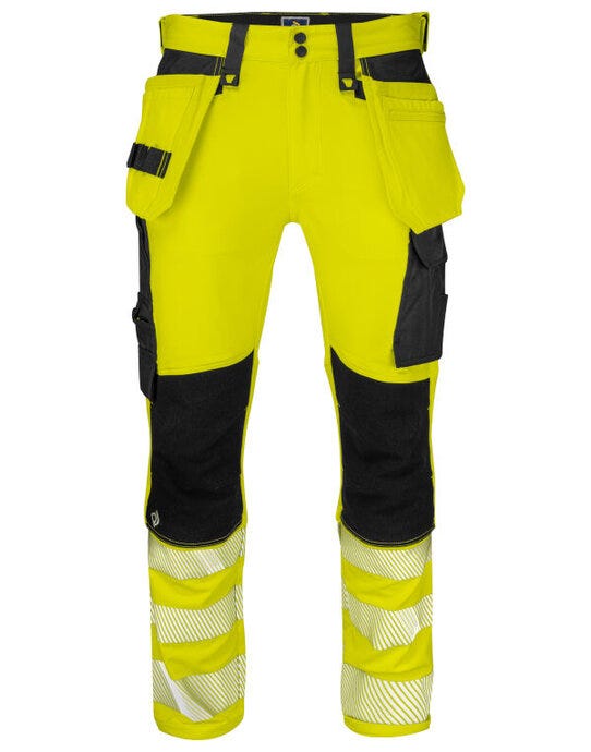 ProJob Workwear PJ646571 ProJob 6571 Waistpant Stretch Class 2 - Yellow/Black