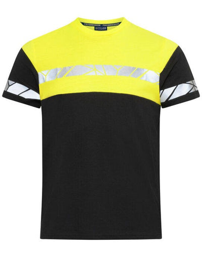 ProJob Workwear PJ647001 ProJob Progression 7001 T-Shirt - Black/Yellow