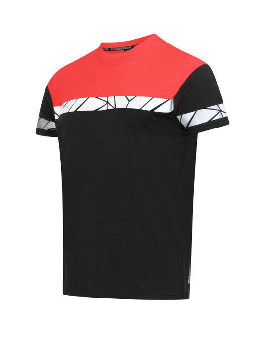 ProJob Workwear PJ647001 ProJob Progression 7001 T-Shirt - Black/Red