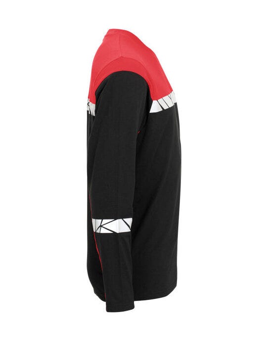 ProJob Workwear PJ647002 ProJob Progression 7002 LS T-Shirt - Black/Red