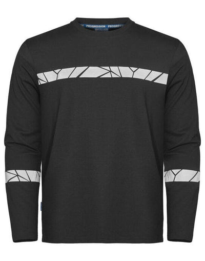 ProJob Workwear PJ647002 ProJob Progression 7002 LS T-Shirt - Black/Black