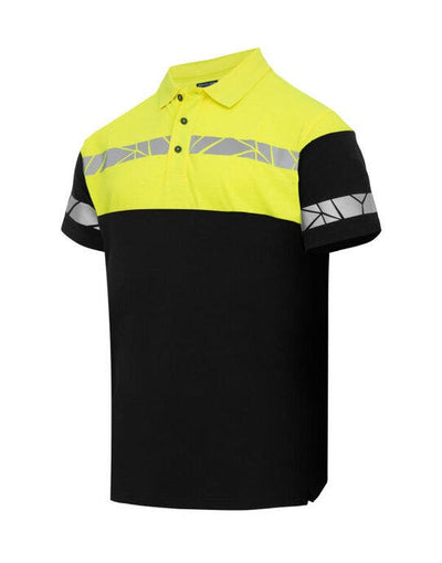 ProJob Workwear PJ647003 ProJob Progression 7003 Pique Polo - Black/Yellow