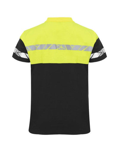 ProJob Workwear PJ647003 ProJob Progression 7003 Pique Polo - Black/Yellow