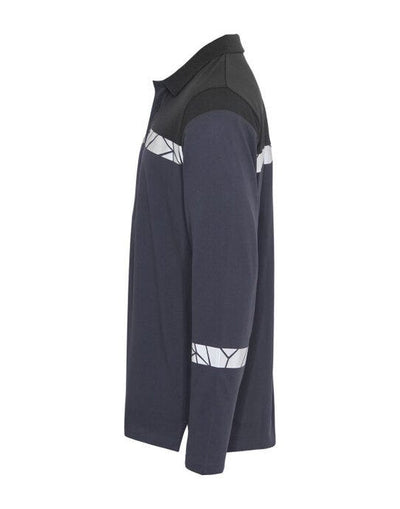 ProJob Workwear PJ647004 ProJob Progression 7004 LS Pique Polo - Navy/Black