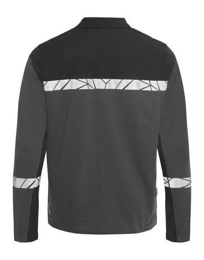 ProJob Workwear PJ647004 ProJob Progression 7004 LS Pique Polo - Grey/Black