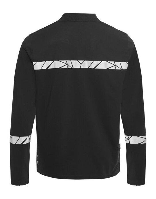 ProJob Workwear PJ647004 ProJob Progression 7004 LS Pique Polo - Black/Black