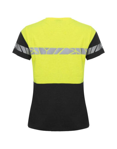 ProJob Workwear PJ647005 ProJob Progression 7005 Ladies T-Shirt - Black/Yellow