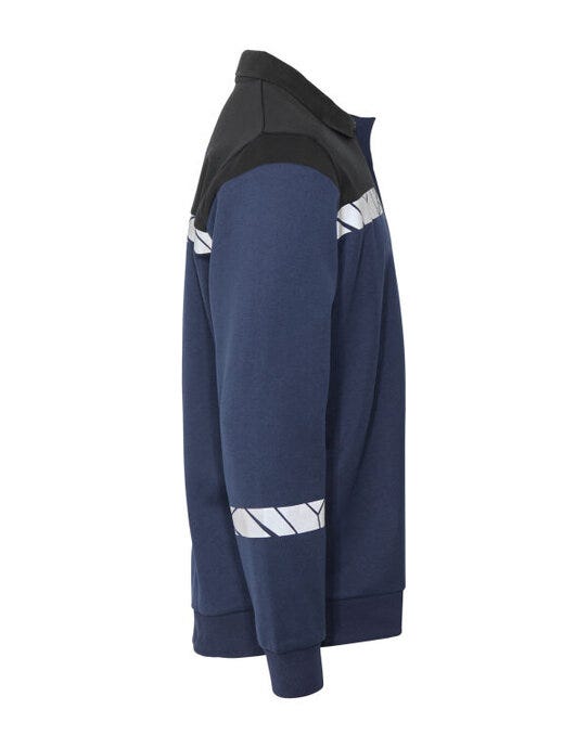 ProJob Workwear PJ647100 ProJob Progression 7100 LS Polo Sweat - Navy/Black