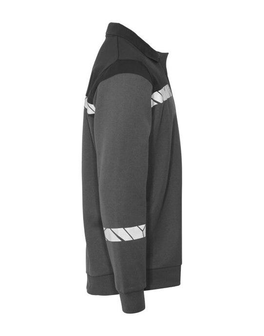 ProJob Workwear PJ647100 ProJob Progression 7100 LS Polo Sweat - Grey/Black