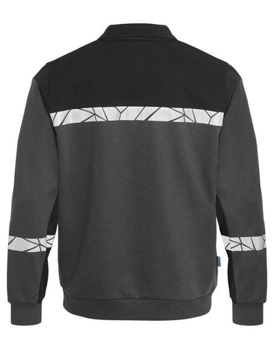 ProJob Workwear PJ647100 ProJob Progression 7100 LS Polo Sweat - Grey/Black