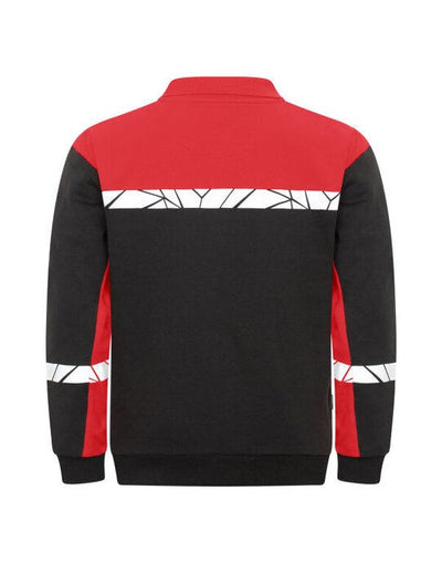 ProJob Workwear PJ647100 ProJob Progression 7100 LS Polo Sweat - Black/Red
