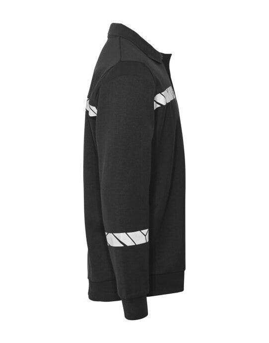 ProJob Workwear PJ647100 ProJob Progression 7100 LS Polo Sweat - Black/Black