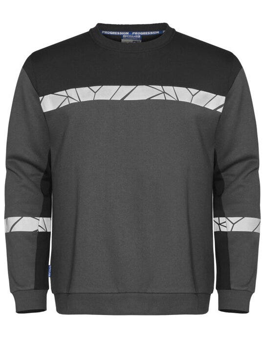 ProJob Workwear PJ647101 ProJob Progression 7101 Sweatshirt - Grey/Black