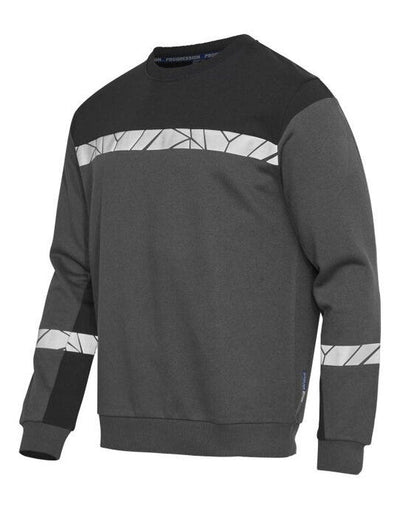 ProJob Workwear PJ647101 ProJob Progression 7101 Sweatshirt - Grey/Black