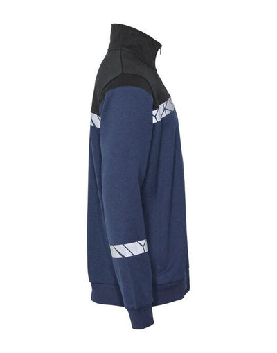 ProJob Workwear PJ647102 ProJob Progression 7102 Half Zip Sweat - Navy/Black