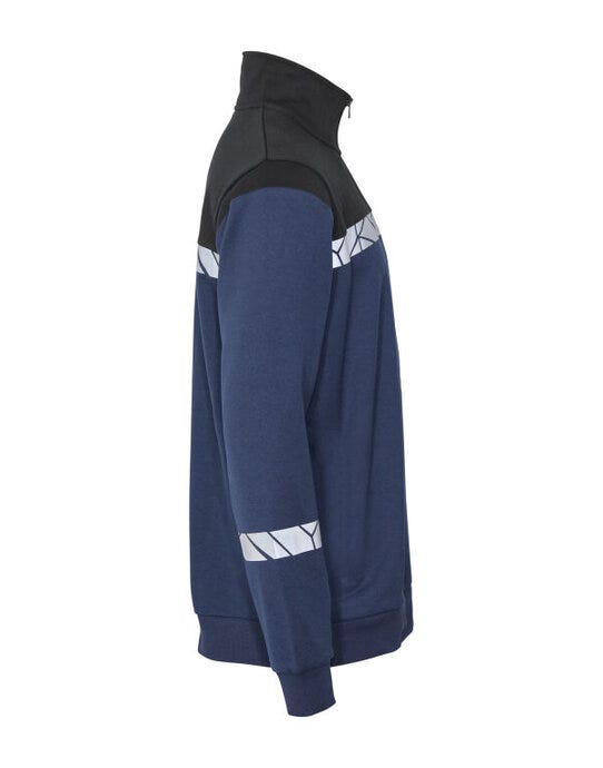 ProJob Workwear PJ647102 ProJob Progression 7102 Half Zip Sweat - Navy/Black