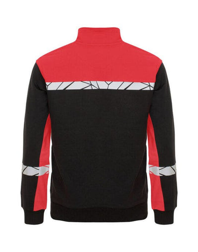 ProJob Workwear PJ647102 ProJob Progression 7102 Half Zip Sweat - Black/Red