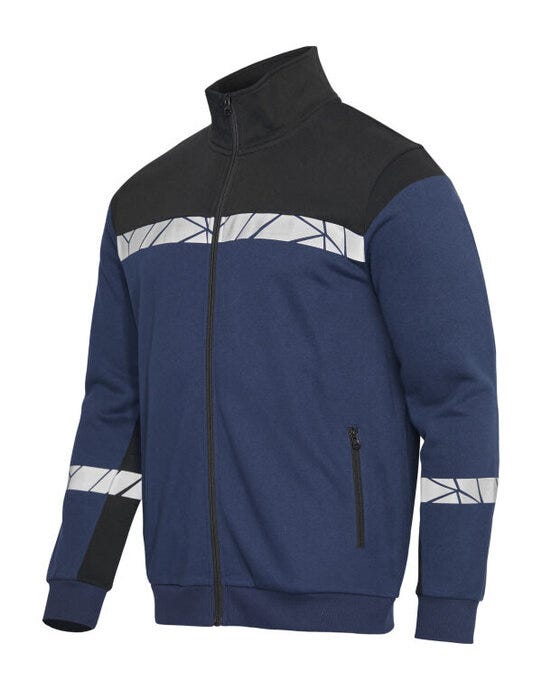 ProJob Workwear PJ647103 ProJob Progression 7103 Full Zip Sweat - Navy/Black