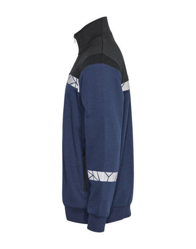 ProJob Workwear PJ647103 ProJob Progression 7103 Full Zip Sweat - Navy/Black
