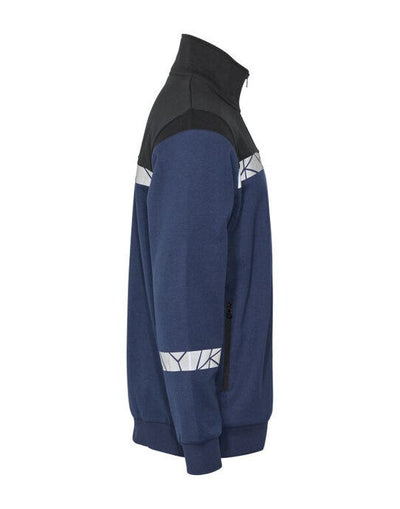 ProJob Workwear PJ647103 ProJob Progression 7103 Full Zip Sweat - Navy/Black