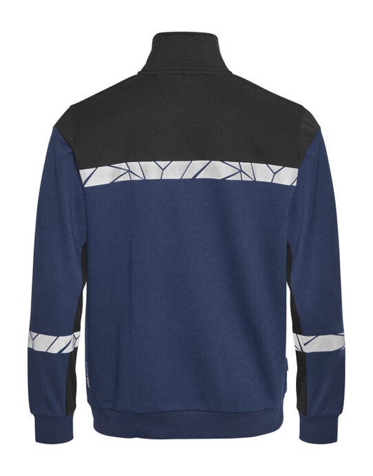 ProJob Workwear PJ647103 ProJob Progression 7103 Full Zip Sweat - Navy/Black