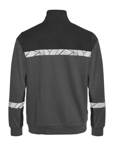 ProJob Workwear PJ647103 ProJob Progression 7103 Full Zip Sweat - Grey/Black
