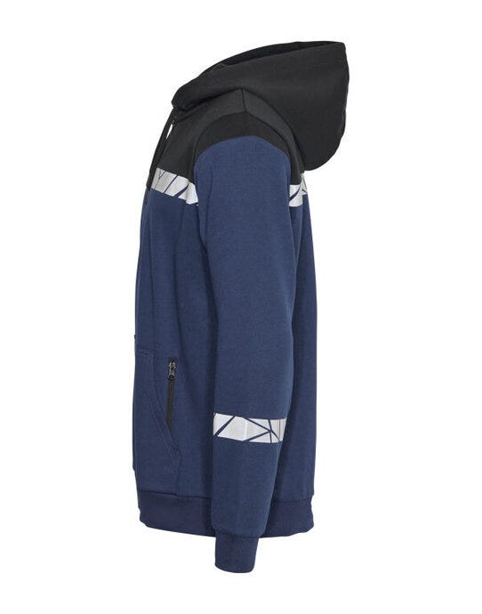 ProJob Workwear PJ647104 ProJob Progression 7104 Half Zip Hoodie - Navy/Black