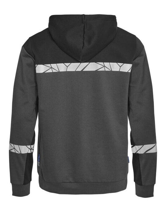 ProJob Workwear PJ647104 ProJob Progression 7104 Half Zip Hoodie - Grey/Black