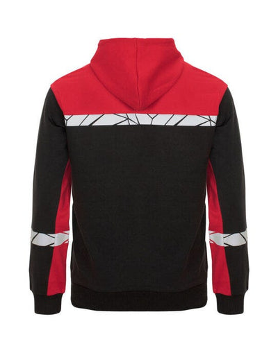 ProJob Workwear PJ647104 ProJob Progression 7104 Half Zip Hoodie - Black/Red