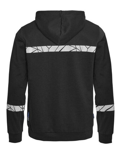 ProJob Workwear PJ647104 ProJob Progression 7104 Half Zip Hoodie - Black/Black