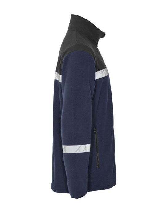 ProJob Workwear PJ647300 ProJob Progression 7300 Full Zip Fleece - Navy/Black