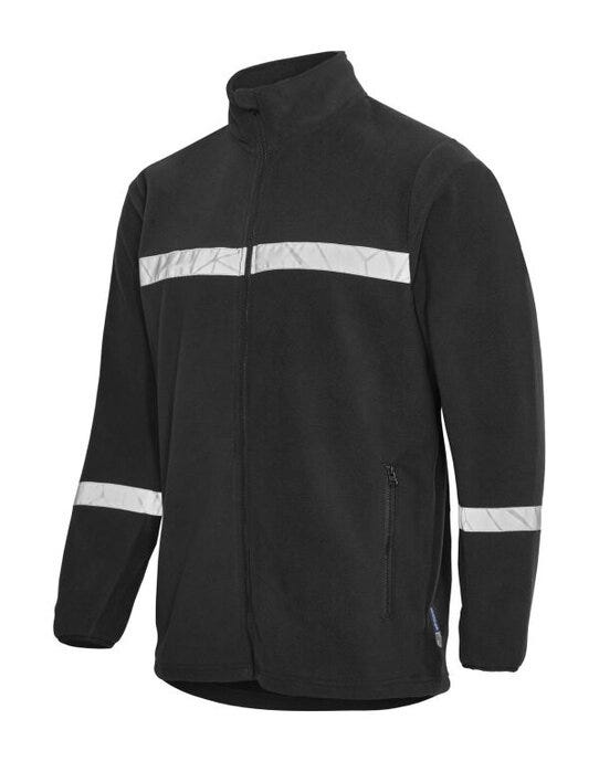 ProJob Workwear PJ647300 ProJob Progression 7300 Full Zip Fleece - Black/Black