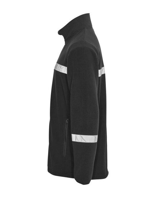 ProJob Workwear PJ647300 ProJob Progression 7300 Full Zip Fleece - Black/Black