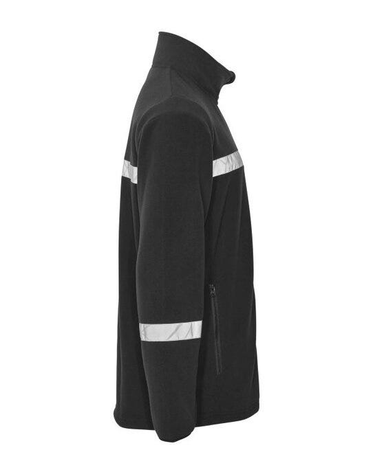 ProJob Workwear PJ647300 ProJob Progression 7300 Full Zip Fleece - Black/Black