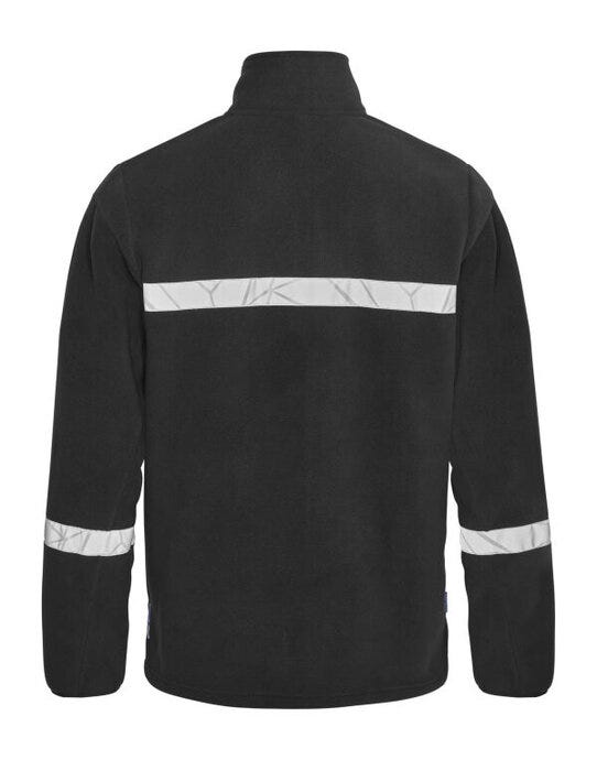 ProJob Workwear PJ647300 ProJob Progression 7300 Full Zip Fleece - Black/Black