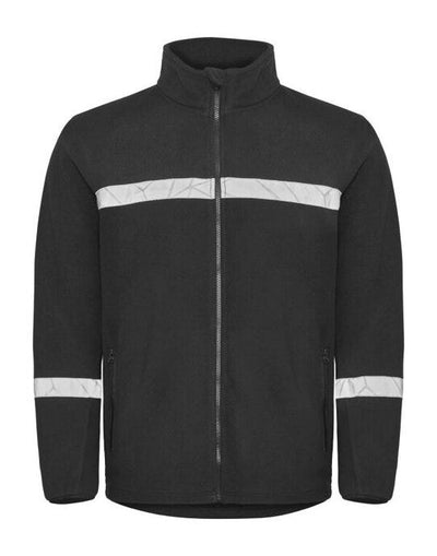 ProJob Workwear PJ647300 ProJob Progression 7300 Full Zip Fleece - Black/Black