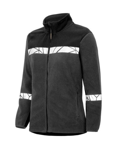 ProJob Workwear PJ647301 ProJob Progression 7301 Ladies FZ Fleece - Grey/Black
