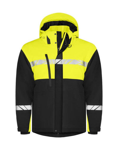 ProJob Workwear PJ647413 ProJob Progression 7413 Padded Softshell - Black/Yellow