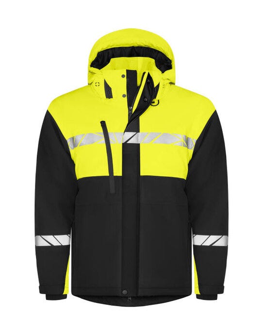 ProJob Workwear PJ647413 ProJob Progression 7413 Padded Softshell - Black/Yellow