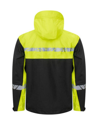 ProJob Workwear PJ647414 ProJob Progression 7414 Shell Jacket - Black/Yellow