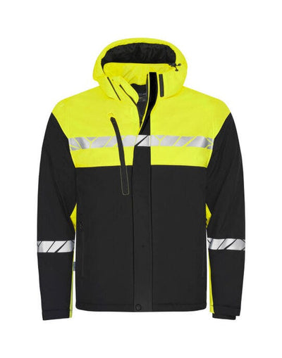 ProJob Workwear PJ647415 ProJob Progression 7415 Padded Jkt - Black/Yellow