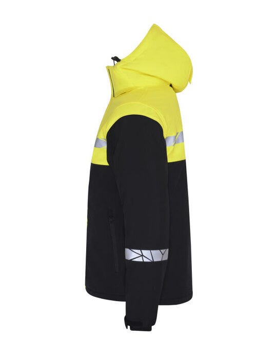 ProJob Workwear PJ647415 ProJob Progression 7415 Padded Jkt - Black/Yellow