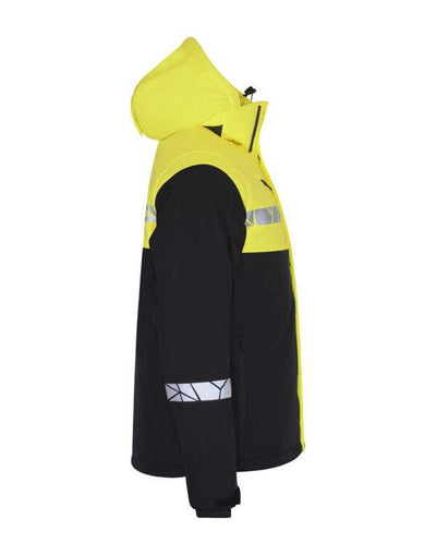 ProJob Workwear PJ647415 ProJob Progression 7415 Padded Jkt - Black/Yellow