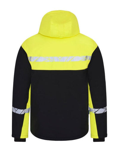 ProJob Workwear PJ647415 ProJob Progression 7415 Padded Jkt - Black/Yellow